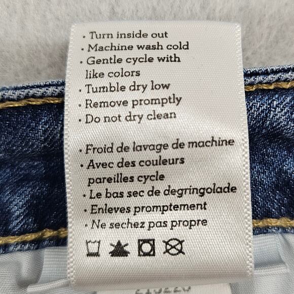 Paige Jeans Womens Size 29 Verdugo Ankle Skinny Distressed Mid Rise Light Wash - Picture 13 of 16